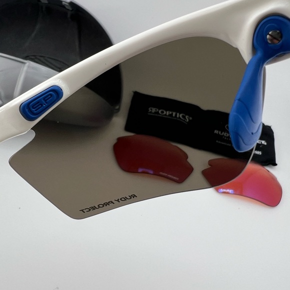 Rudy Project Magster Racing Sunglasses SN66-69R with Case & Extra Lenses MINT! - Picture 12 of 16